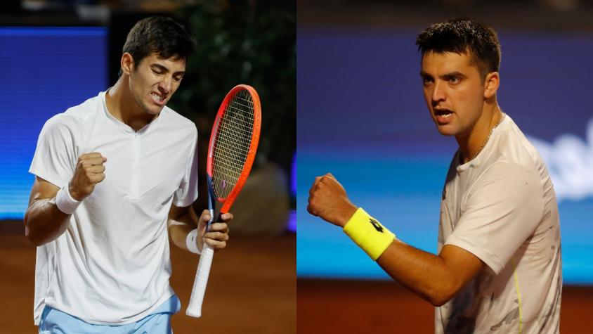 Cristian Garin avanzó a cuartos de final en Braunschweig y Tomás Barrios debutó con triunfo en Italia