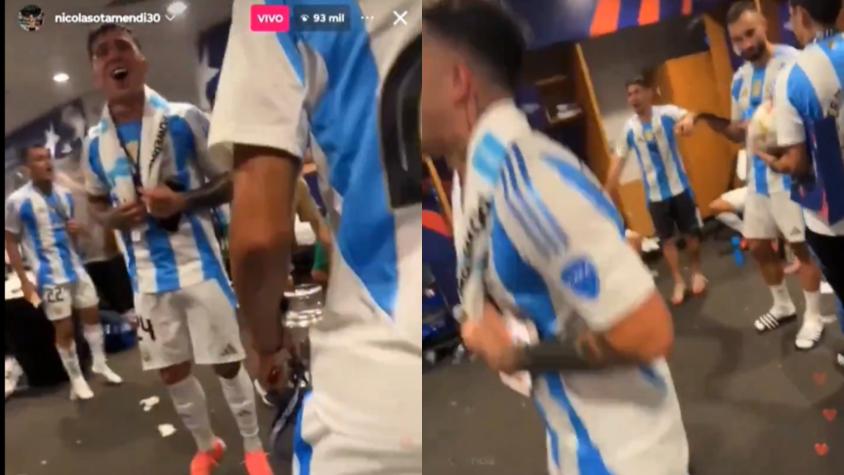 Selección Argentina festejando - Créditos: Captura