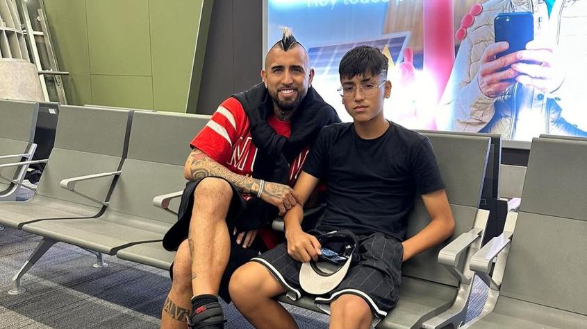 Arturo Vidal y su hijo Alonso - Créditos: Instagram