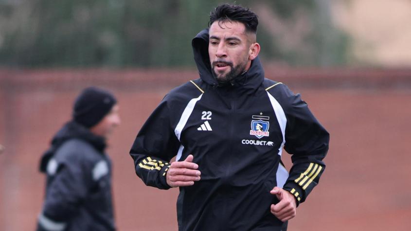 Mauricio Isla en Colo Colo. Crédito: Colo Colo.