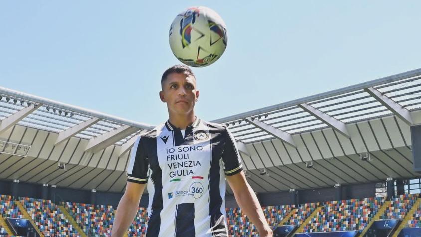 Alexis Sánchez en Udinese. Crédito: Udinese