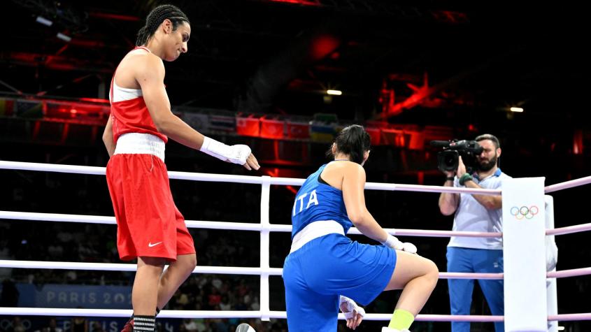 Imane Khelif en París 2024 - Créditos: AFP