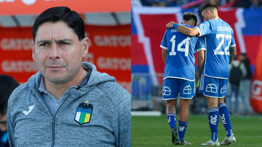DT de O’Higgins apunta contra jugador de U de Chile: “Capaz que se le salga la cadena y sea expulsado”