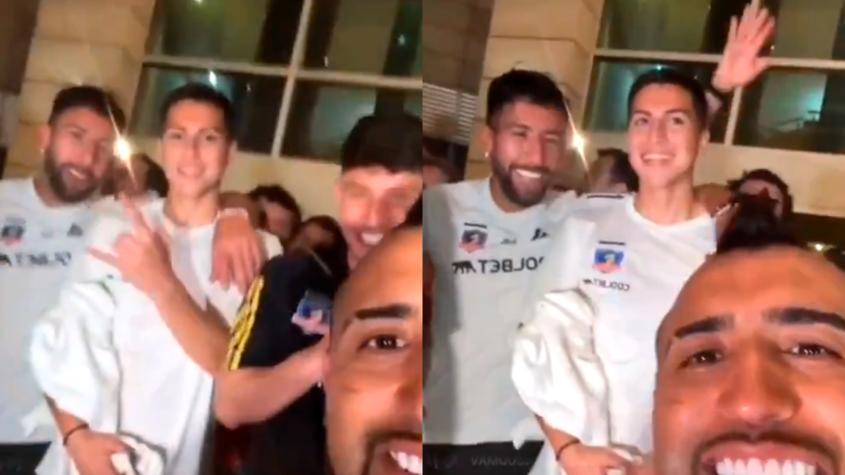 VIDEO | El gesto del nuevo refuerzo de Colo Colo que llamó la atención de los hinchas de U de Chile