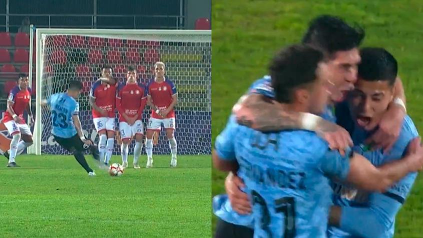 A lo Cristiano Ronaldo: El espectacular gol de tiro libre en el empate de O’Higgins y Unión La Calera