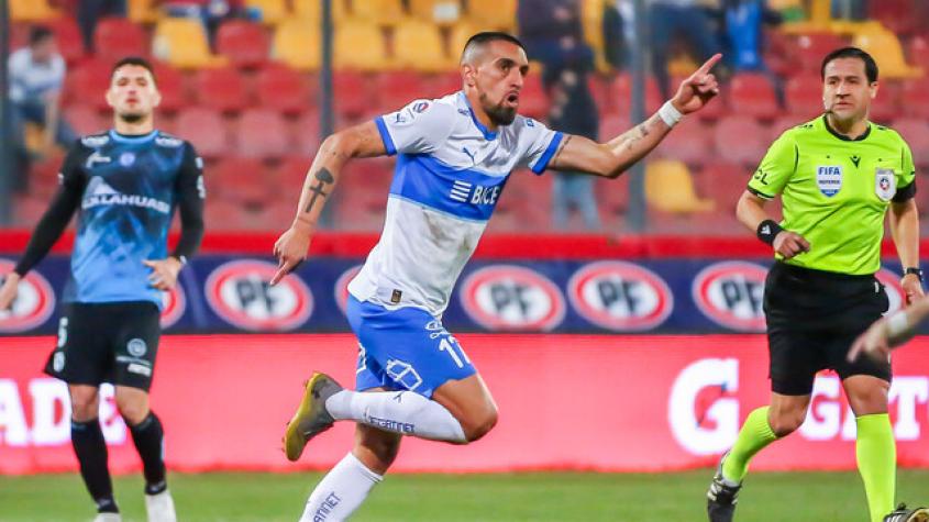 Universidad Católica despierta a tiempo para rescatar un empate ante Deportes Iquique