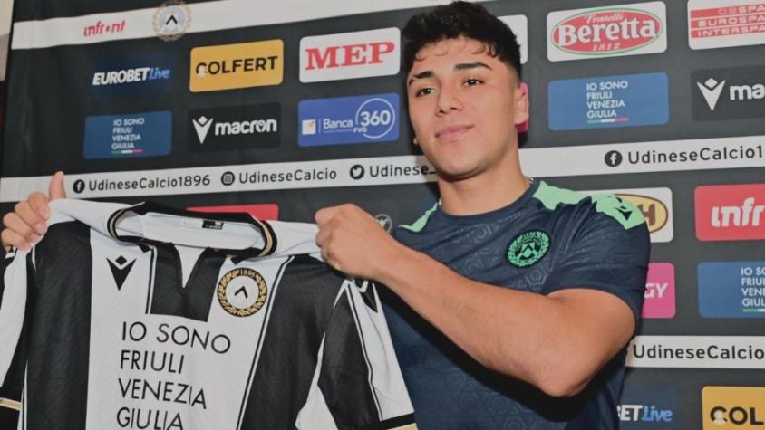 Damián Pizarro en Udinese. Crédito: Udinese.