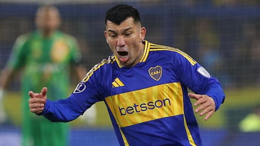 Gary Medel en el conjunto Xeneize. Crédito: Boca Juniors.