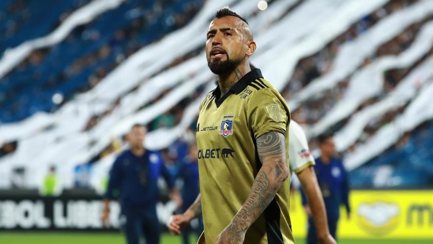 Arturo Vidal en Copa Libertadores. Crédito: Photosport.