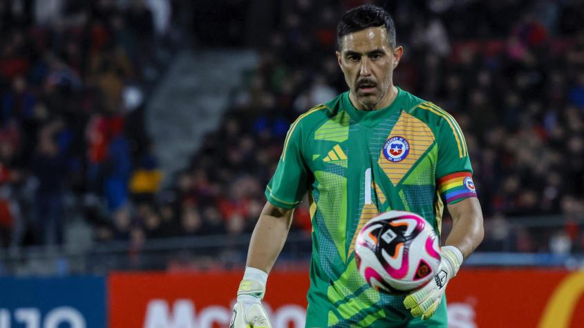 Claudio Bravo en la selección chilena. Crédito: Photosport.