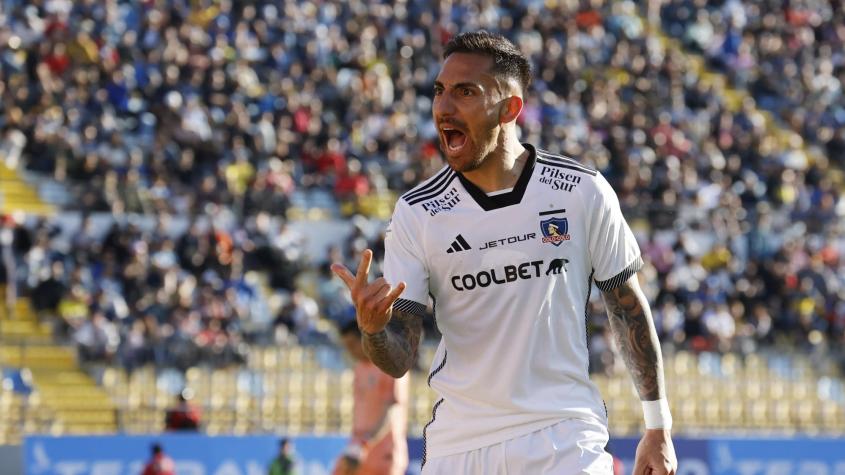 Javier Correa marcó su primer gol con Colo Colo - Créditos: Photosport