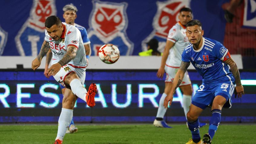 Emiliano Vecchio vs Universidad de Chile - Créditos: Photosport