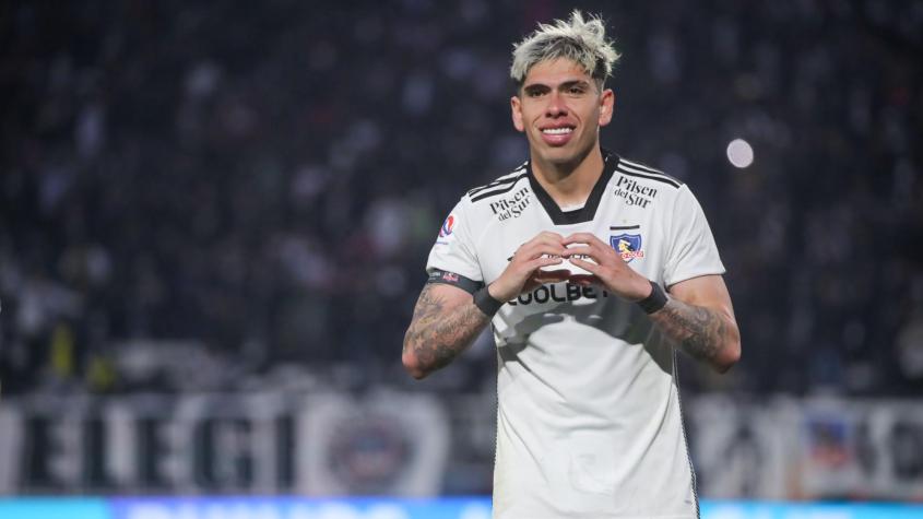 Carlos Palacios con la camiseta de Colo Colo. Crédito: Photosport.