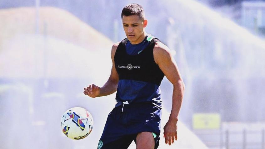 Alexis Sánchez en Udinese. Crédito: Udinese