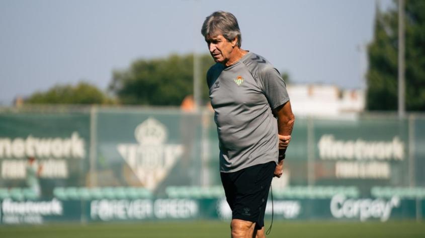 Manuel Pellegrini en el Real Betis. Crédito: Real Betis.