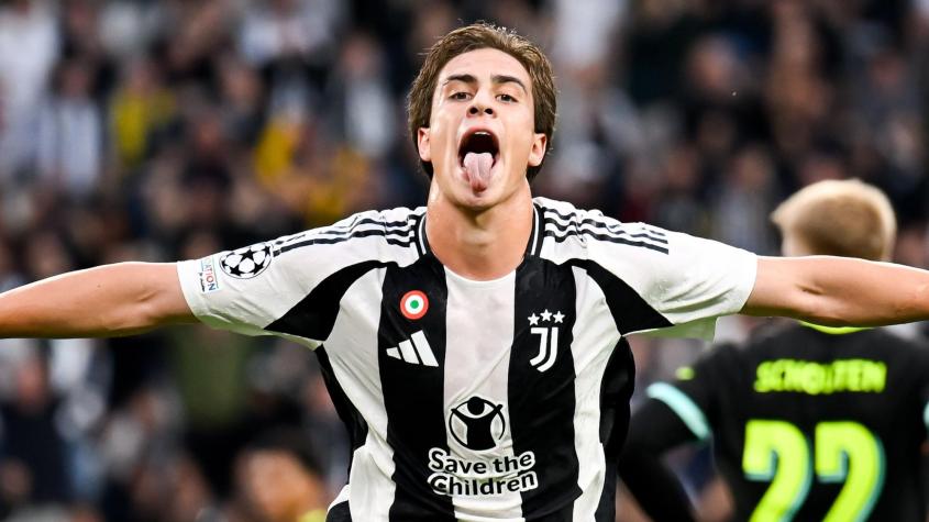 Yildiz el autor del primer gol de la Champions League. Crédito: Juventus.