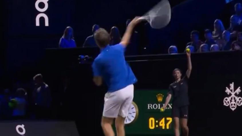 VIDEO | El momento de furia de Daniil Medvedev en Laver Cup: Estuvo cerca de agredir a espectador