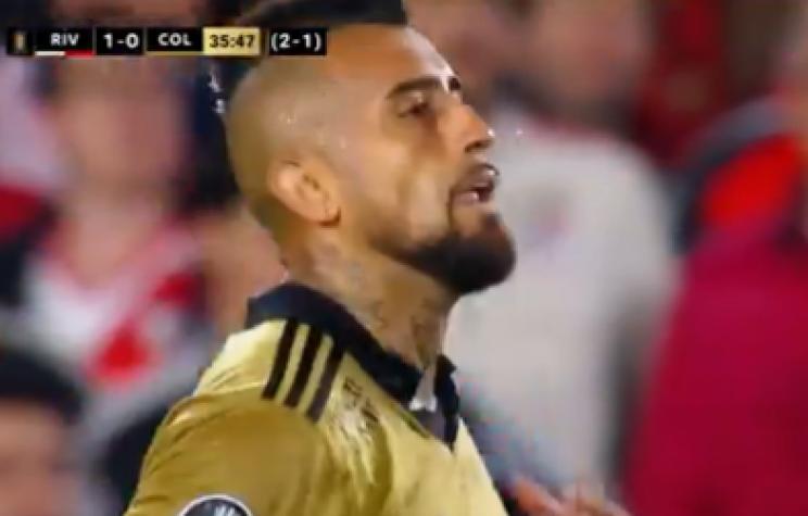 VIDEO | La jugada contra Arturo Vidal que desató los gritos de la hinchada de River Plate