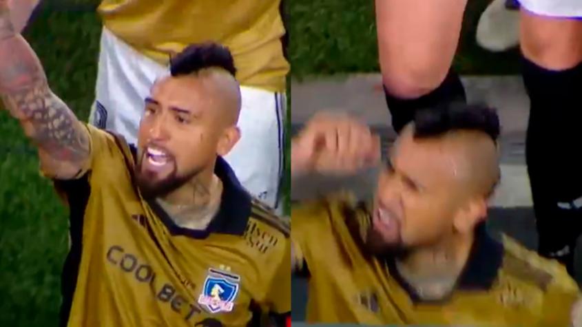 Los gestos de Arturo Vidal tras la eliminación de Colo Colo en Copa Libertadores