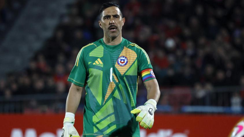 Claudio Bravo en la selección chilena. Crédito: Photosport.