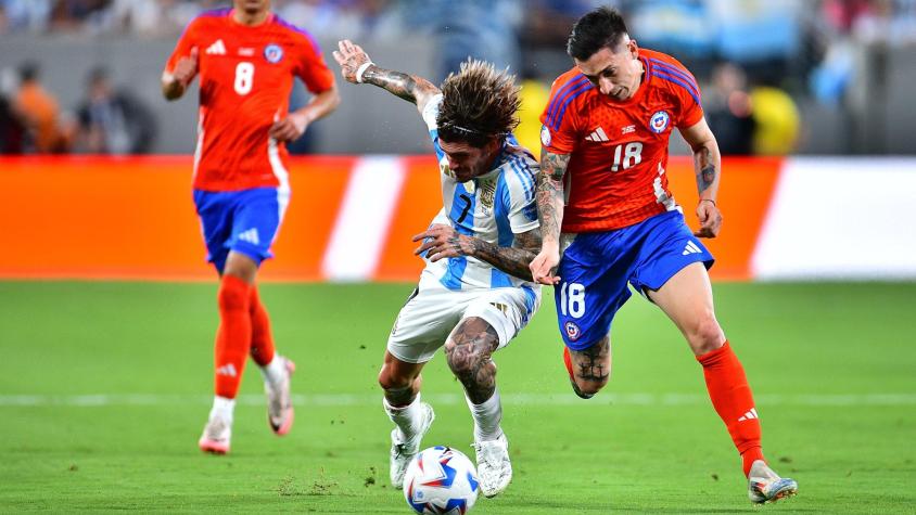 Chile vs Argentina. Crédito: Photosport.