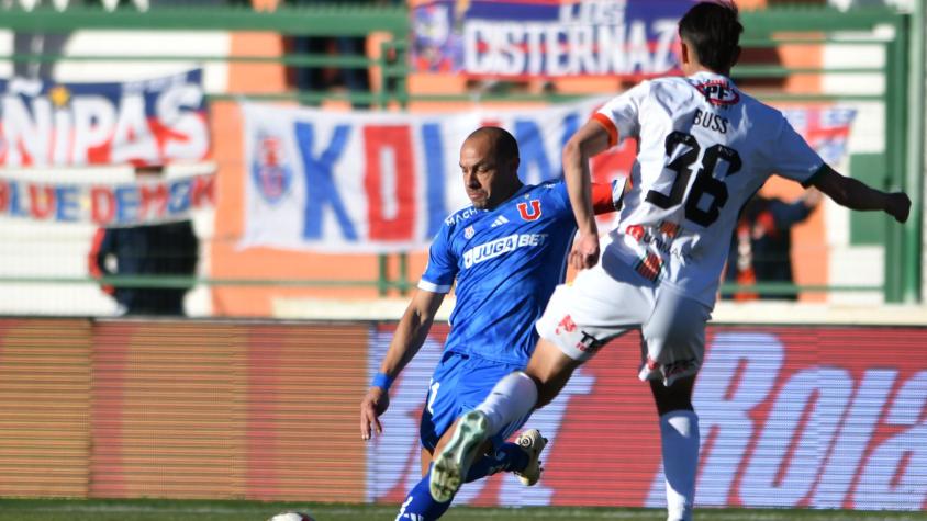 Jens Buss enfrentando a Universidad de Chile - Créditos: Photosport