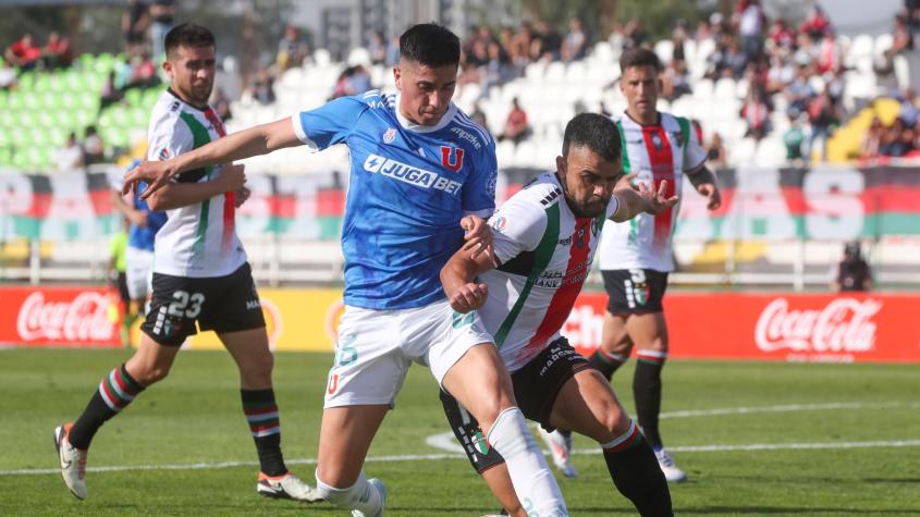 EN VIVO U de Chile vs Palestino: los Azules quieren confirmar su buen momento en Copa Chile