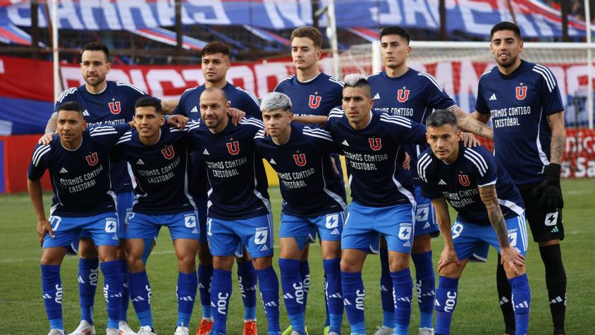 Con una novedad en defensa: La formación que trabaja U de Chile para el partido contra Palestino