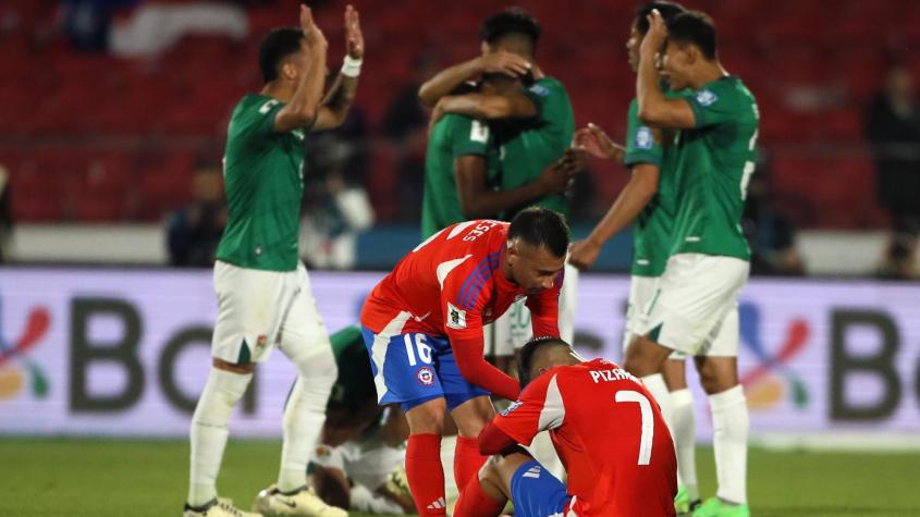 Vicente Pizarro tras sufrir la lesión en Eliminatorias - Créditos: Photosport