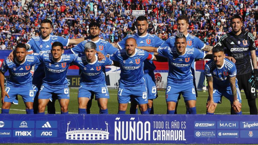 Tres cambios: la formación de Universidad de Chile para enfrentar a Huachipato