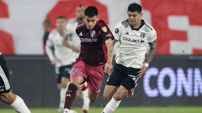 Esteban Pavez con Colo Colo. Crédito: Photosport.