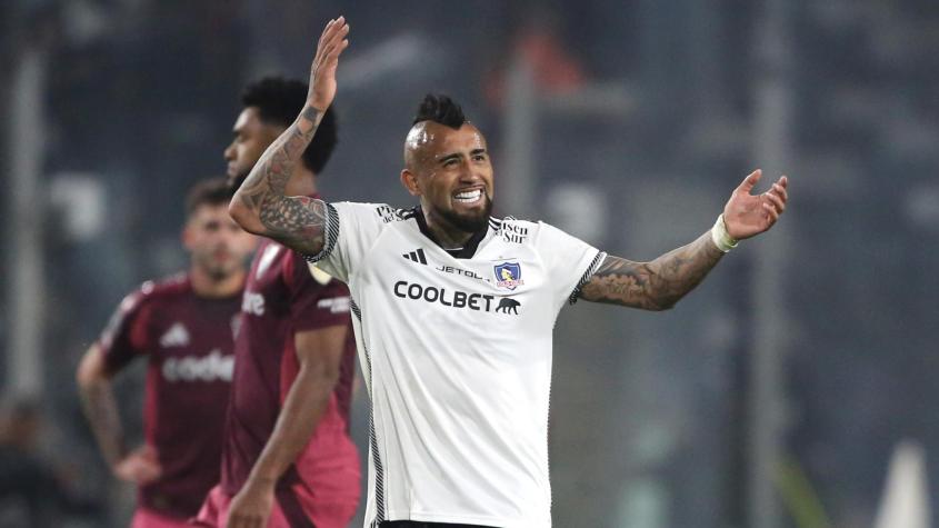 Arturo Vidal en Colo Colo. Crédito: Photosport.