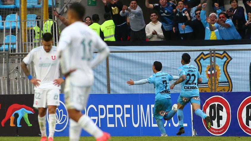 U de Chile vive una pesadilla ante Deportes Iquique y pone en riesgo su liderato