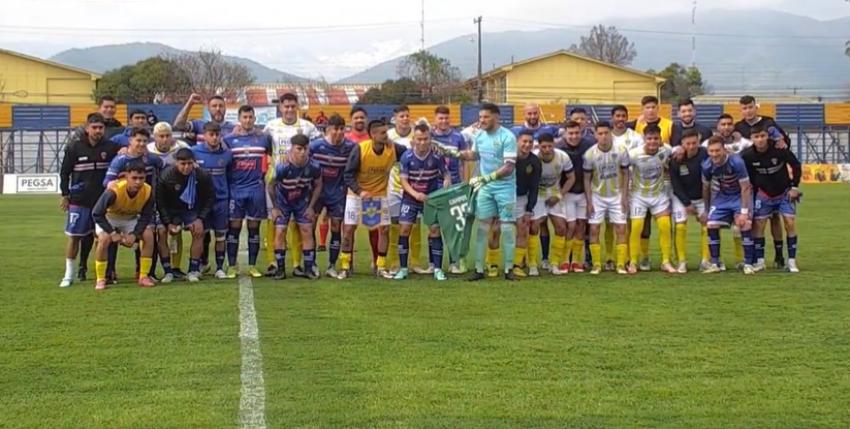 Deportes Rengo y Real San Joaquín conmueven con mensaje de apoyo para Cristóbal Campos