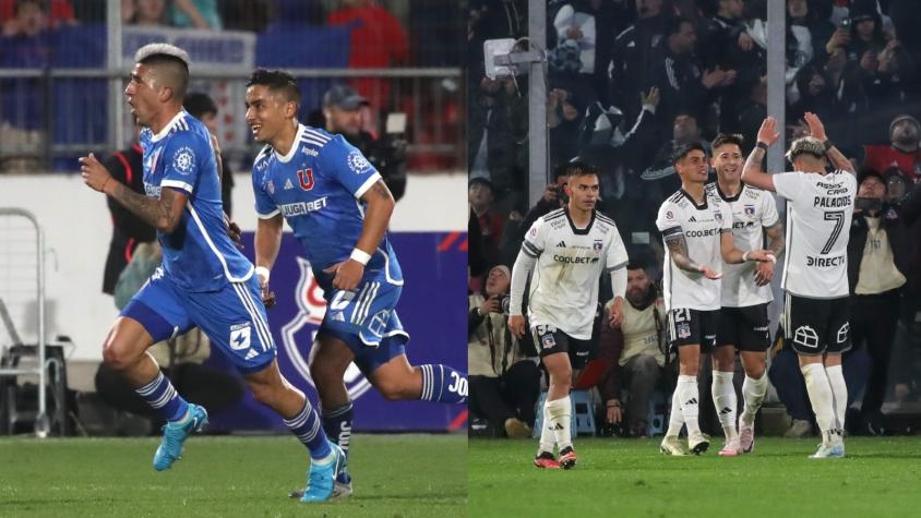 Las llamativas camisetas de Colo Colo y Universidad de Chile - Créditos: Photosport