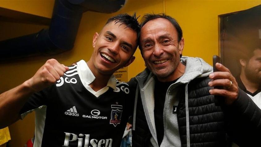 Vicente Pizarro junto a Jaime Pizarro - Créditos: Redes Sociales Colo Colo