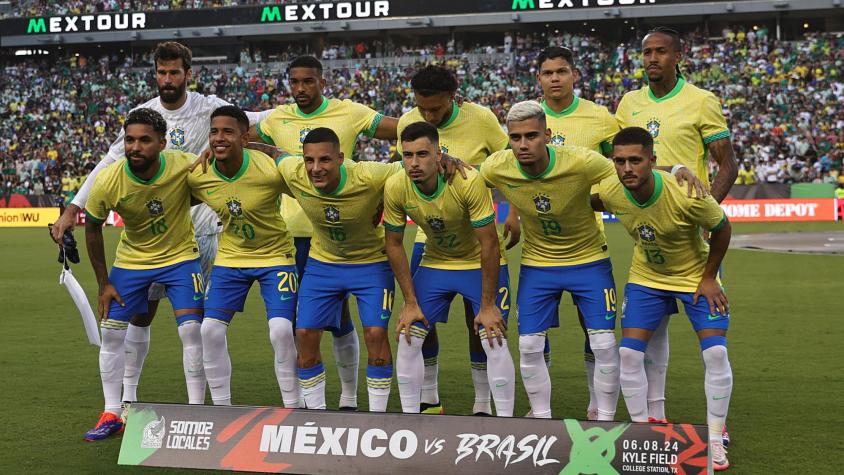 Brasil sufre sensible baja a días del partido contra Chile por las Eliminatorias