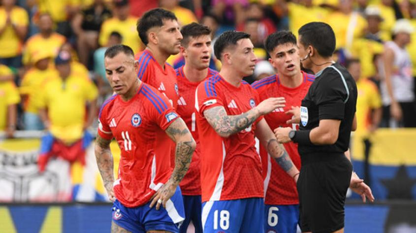 Chile es goleado en Colombia - Créditos: Agencia Uno