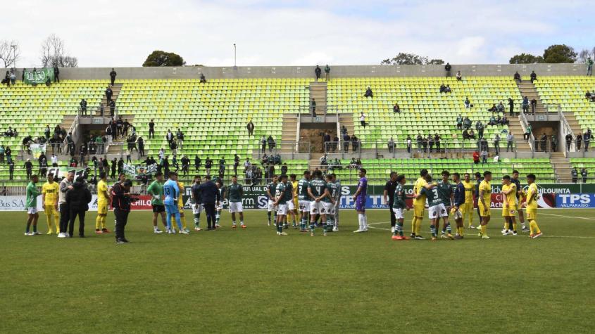 Suspenden partido entre Santiago Wanderers y Universidad de Concepción por falta de guardias