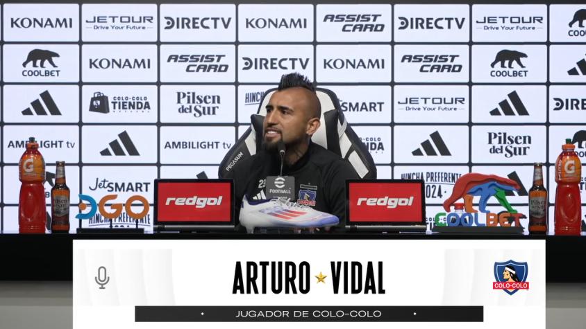 Arturo Vidal golpea la mesa y pide el regreso de la 'Generación Dorada': "La Selección Chilena nos necesita"