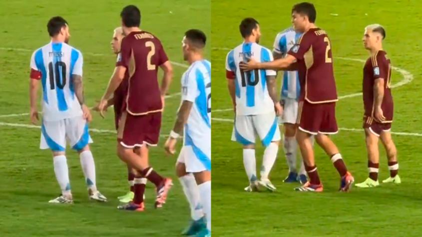 VIDEO | Captan fuerte encontrón entre Lionel Messi y Yeferson Soteldo por las Eliminatorias