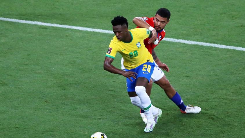Vinícius Júnior encabeza la lista de bajas de Brasil para visitar a Chile por las Eliminatorias
