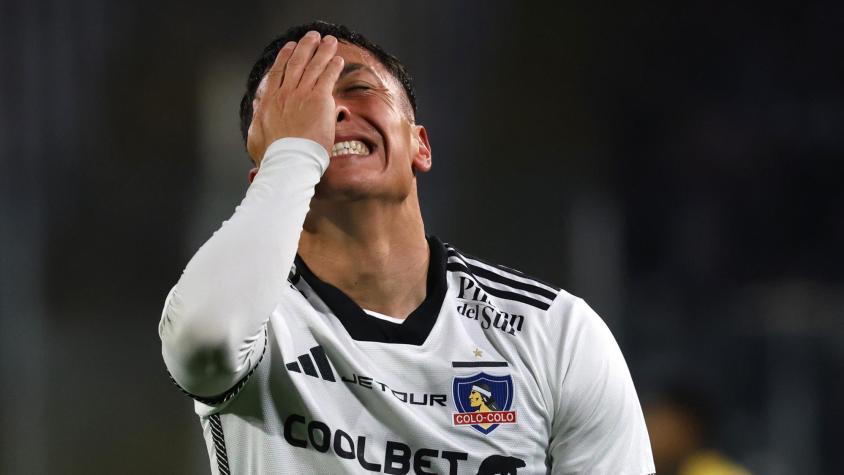 No solo Carlos Palacios: Cristian Zavala también desata alertas de lesión en Colo Colo