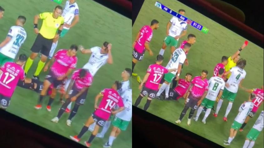 VIDEO | La comentada expulsión del jugador de Puerto Montt frente a Ñublense en Copa Chile