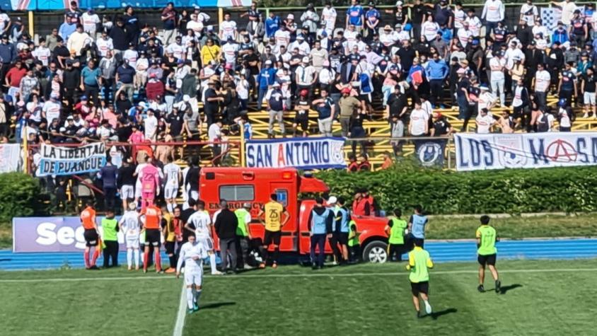 Hirieron a un pasapelotas: Partido de Segunda División fue suspendido por grave inicidente