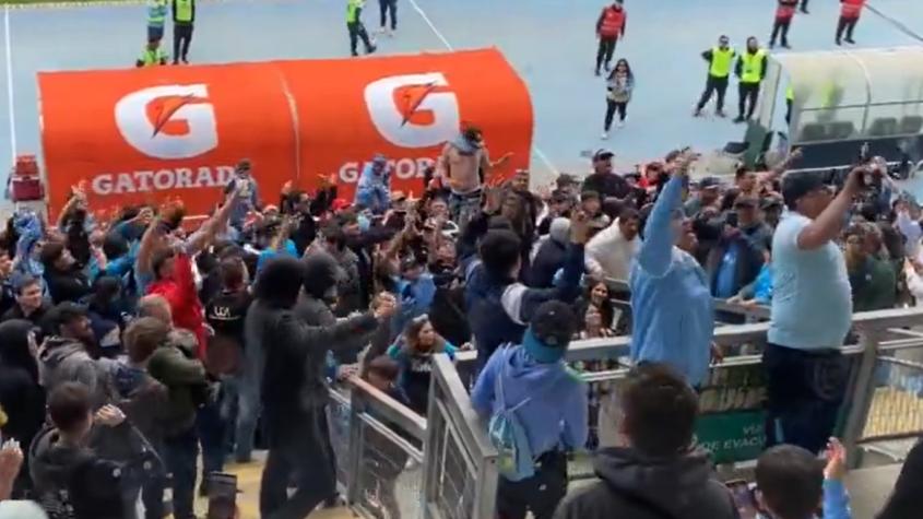 VIDEO | Partido entre Cobreloa y O'Higgins es interrumpido por incidentes en las tribunas