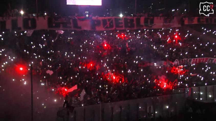 ¡Con más de 40 mil personas! Así fue la celebración de Colo Colo a medianoche en el Estadio Monumental