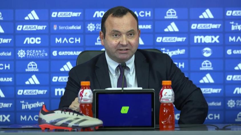 U de Chile confirma que acudirán al TAS para la resta de puntos a Colo Colo por desacato de Almirón