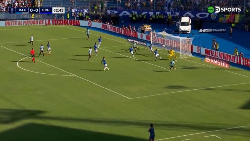 VIDEO | El polémico gol que le anularon a Racing en la final de la Copa Sudamericana frente a Cruzeiro