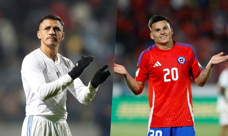 Alexis Sánchez atentísimo: Así celebró el golazo de Lucas Cepeda de Chile a Venezuela